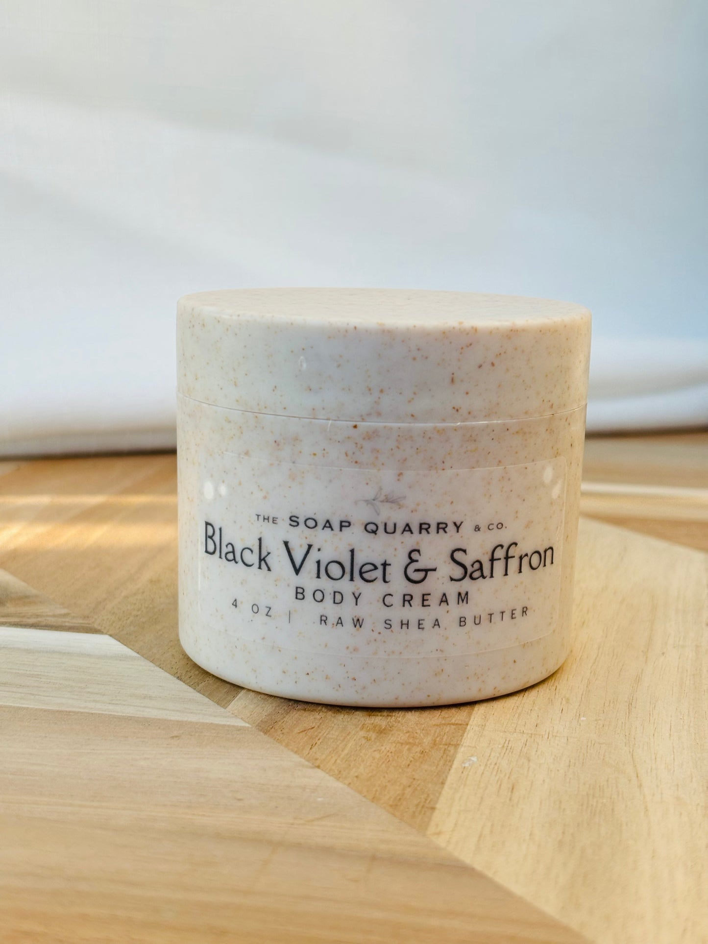 Black Violet & Saffron Body Cream 4oz