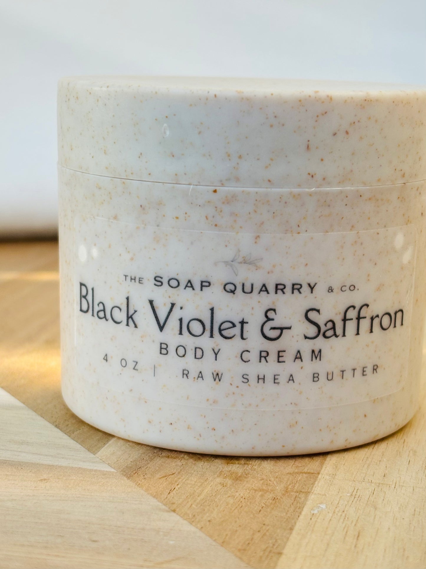 Black Violet & Saffron Body Cream 4oz