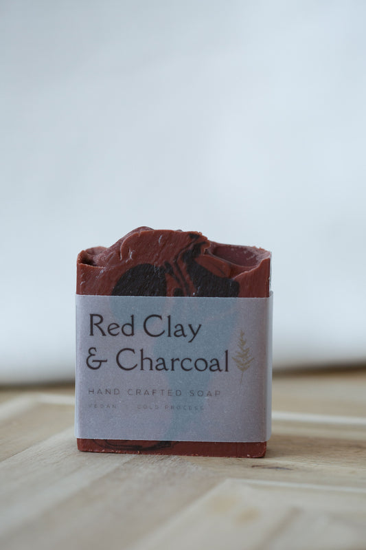 Red Clay & Charcoal Soap