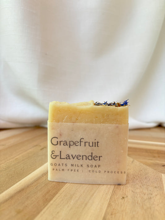 Grapefruit & Lavender Goat Milk Soap