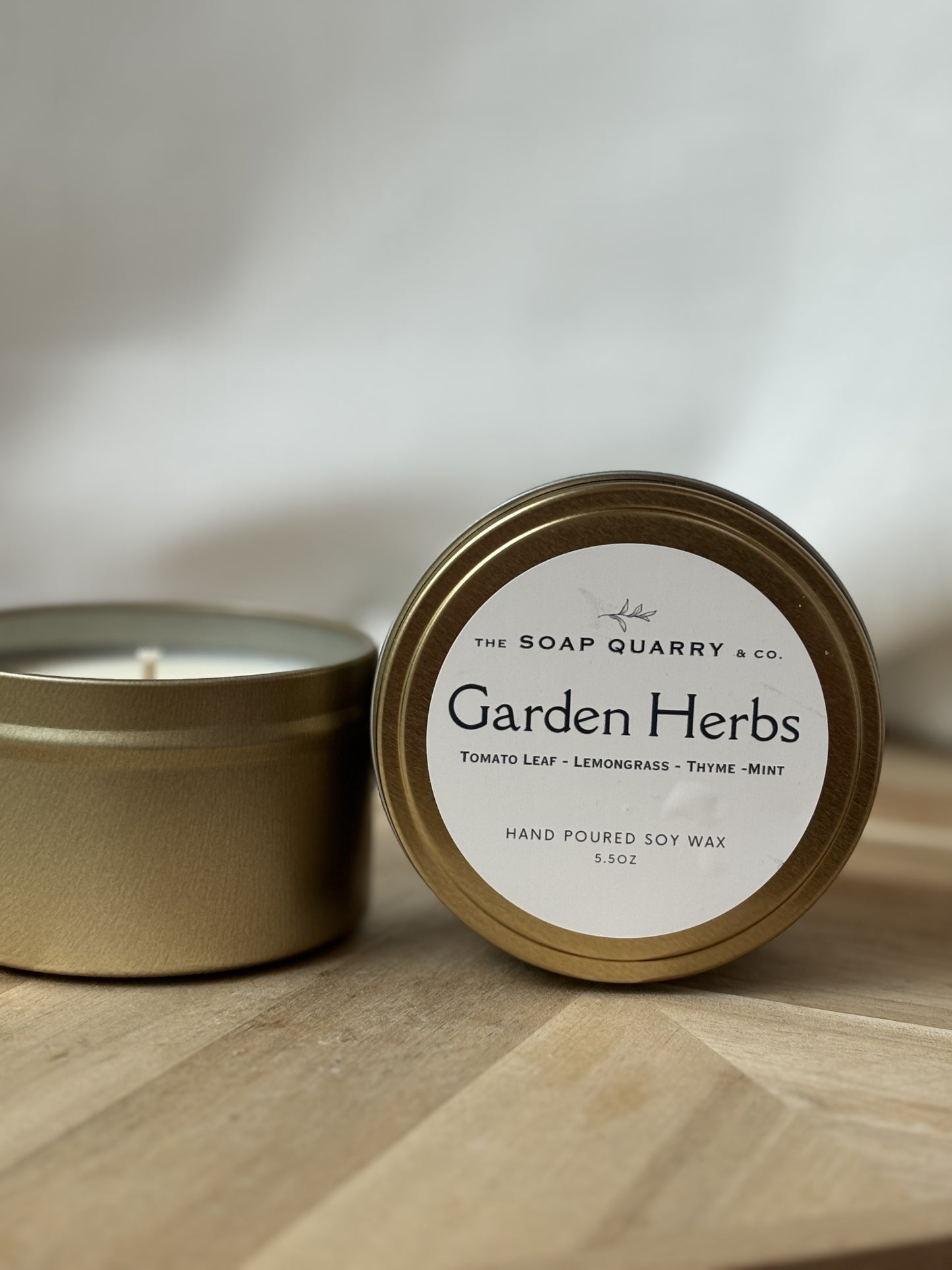 Garden Herb Travel Candle